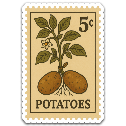 Vintage Garden Sticker Series - Potatoes