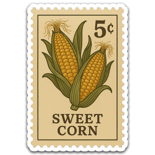 Vintage Garden Sticker Series - Sweet Corn